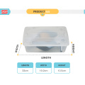 High quality rectangular transparent plastic shoe box storage for wholesale